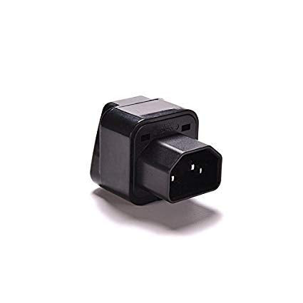 Power Adapter Pro IEC 320 PDU UPS C14 Plug to Generic Female Socket