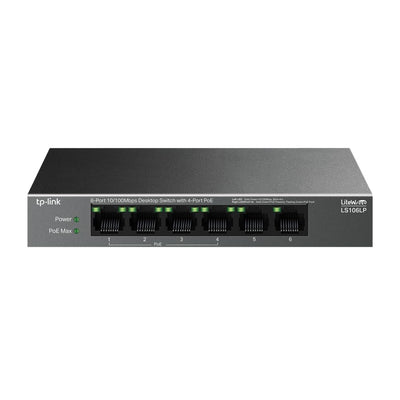 TP-Link LS106LP 6-Port PoE Desktop Switch