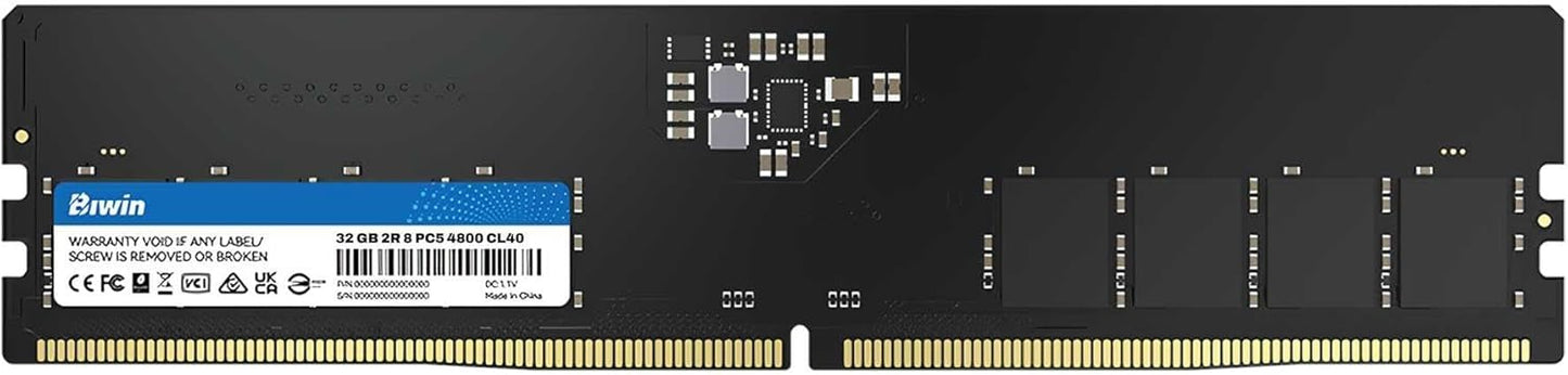Biwin 32GB DDR5 4800MHz-Ram for Desktop-BD5UD32G48C40