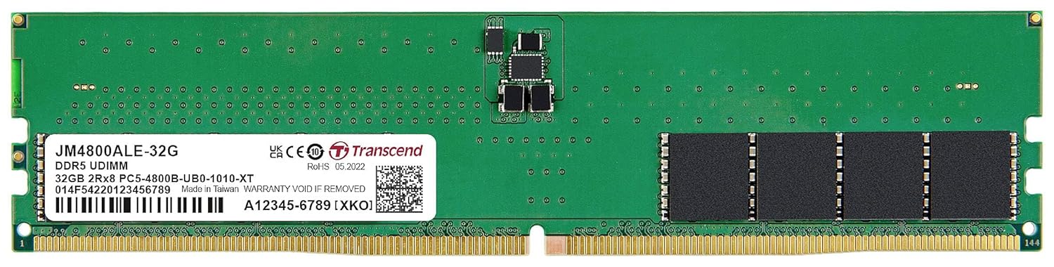 Transcent 32GB DDR5 4800Mhz Ram for desktop (JM4800ALE-32G)