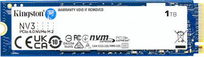 Kingston NV3 1TB NVMe Gen4 M.2 SSD – Up to 6000MB/s