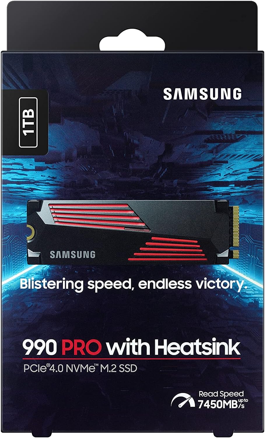 SAMSUNG 1TB NVMe 990 PRO Heatsink MZ-V9P1T0CW