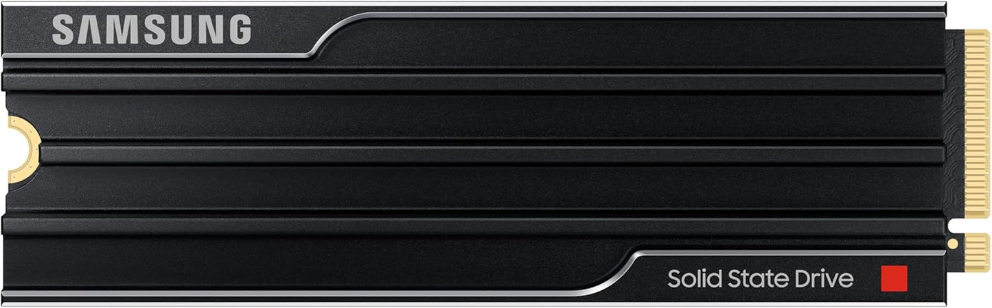 Samsung 9100 PRO 1TB NVMe Gen5 SSD with Heatsink – Up to 14,700MB/s (MZ-VAP1T0CW)