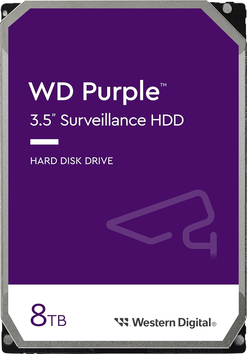 WD Purple 8TB Surveillance Hard Disk Drive - 7200 RPM Class SATA 6Gb/s 128MB Cache 3.5 Inch WD84PURU