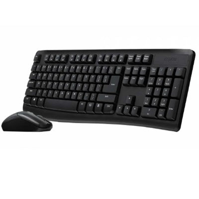 Rapoo X1800Pro Wireless Optical Mouse & Keyboard AR - Black