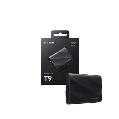 Samsung T9 1TB Portable External SSD – USB 3.2 Gen2×2, Black (MU-PG1T0B)