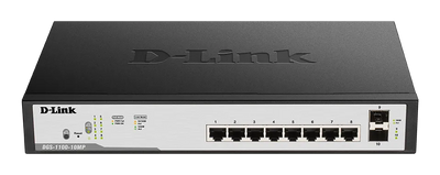 Dlink Switch 8 Port Gigabit Poe Managed, DGS-F1100-10PS-E
