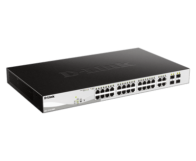 D-Link DGS-1210-28MP 24-Port Gigabit PoE Switch