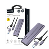 HAING M2 Aluminum NVME M.2 Dual-Protocol USB 3.1 & Type-C SSD Enclosure 10 Gbps- HI-2819 HAING M2 Aluminum NVME M.2 Dual-Protocol USB 3.1 & Type-C SSD Enclosure 10 Gbps- HI-2819