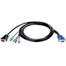 D-Link KVM-401 PS2 KVM Cable 1.8m for KVM-440/450
