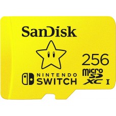 256GB microSDXC-Card SanDisk , Licensed for Nintendo-Switch - (SDSQXAO-256G-GN3ZN)