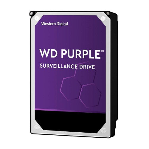 WD Purple 6TB Surveillance Hard Disk Drive - 5400 RPM Class SATA 6Gb/s 256MB Cache 3.5 Inch WD64PURZ