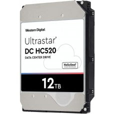 WD Ultrastar DC HC520 12TB 7200 RPM SATA 6Gb/s 256MB Cache 3.5-Inch Enterprise Hard Drive (HUH721212ALE604)