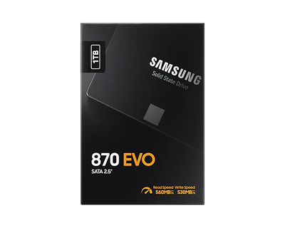 Samsung 870 EVO 1TB 2.5″ SATA SSD – MZ-77E1T0BW