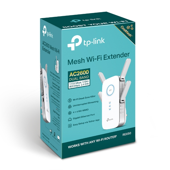 TP-Link RE650 AC2600 WiFi Range Extender