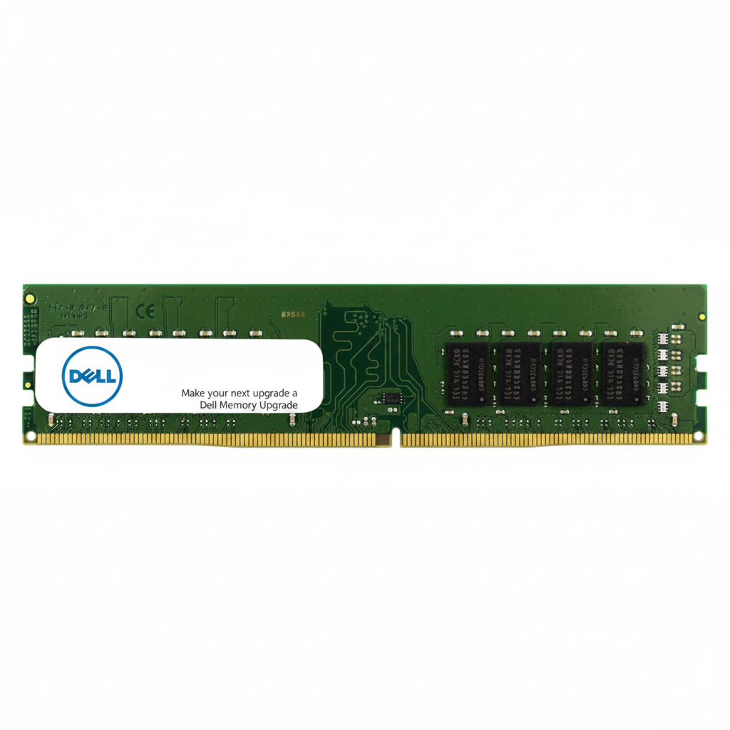 Dell memory module on a white background