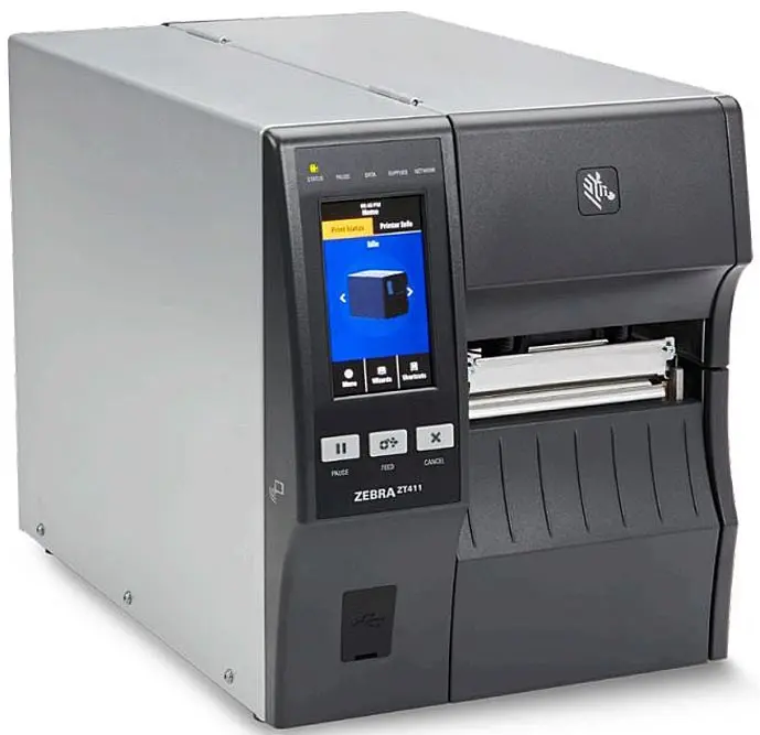 Zebra ZT411 Industrial Label Printer 4" 203 DPI RFID UHF Thermal Transfer Printer USB Ethernet Bluetooth