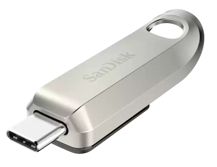 SanDisk Ultra Luxe USB Type-C Flash Drive 64GB USB 3.2 Gen 1 Up to 300MB/s Metal Flash Drive (SDCZ75-064G-G46)