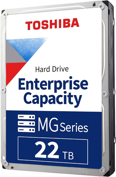 Toshiba Enterprise 22TB SATA 6Gb/s 7200RPM 3.5" Internal Hard Drive – MG11ACA22TE
