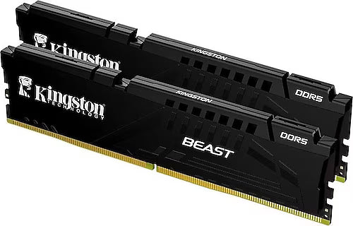 Kingston 32GB (2x16GB) DDR5 6000Mhz Fury Beast Ram for Desktop Kit (KF560C36BBE2K2-32)
