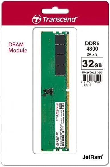 Transcent 32GB DDR5 4800Mhz Ram for desktop (JM4800ALE-32G)