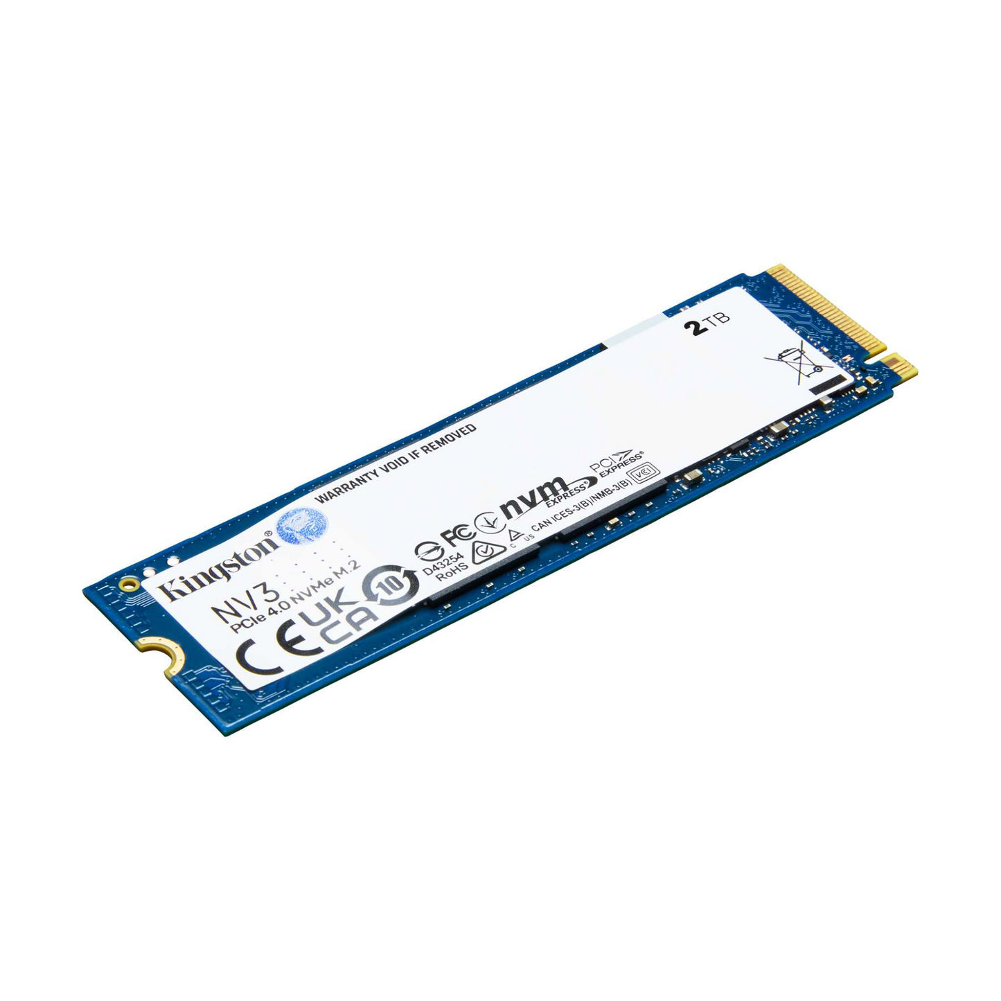 Kingston NV3 2TB NVMe Gen4 M.2 SSD – Up to 6000MB/s