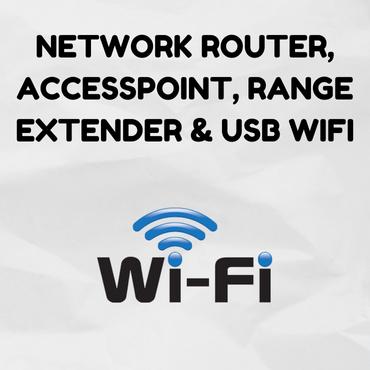 Network Router, Accesspoint, Range Extender & USB WiFi