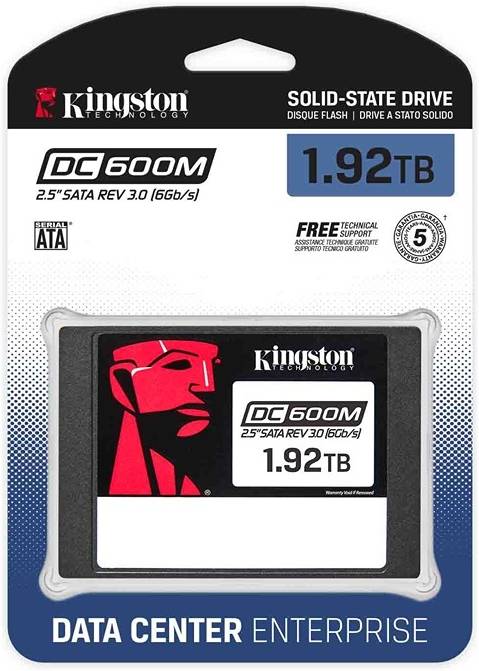 Kingston 1.92TB 2.5"SSD Enterprise DC600M-SEDC600M/1920G