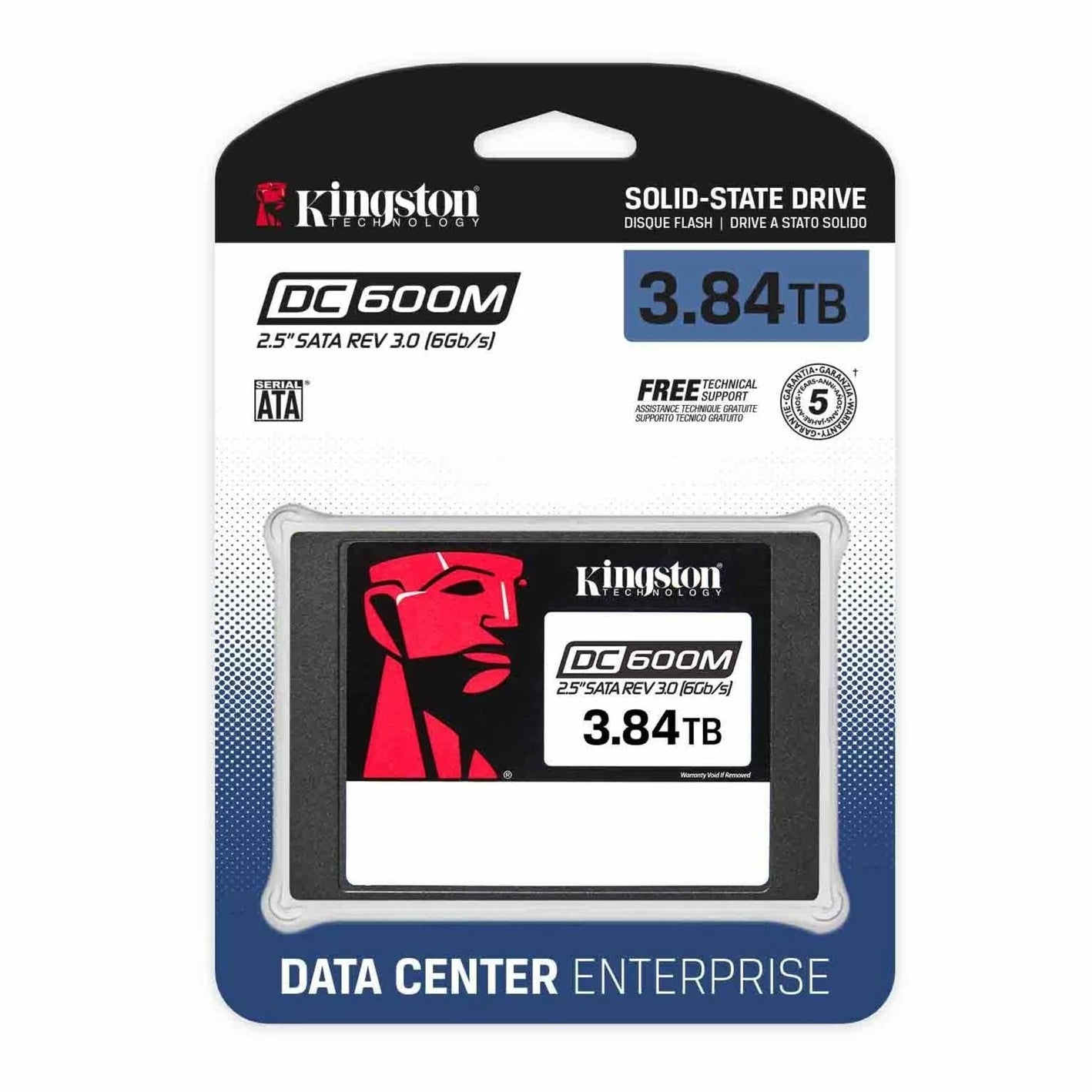 Kingston 3.84TB 2.5"SSD Enterprise DC600M-SEDC600M/3840G