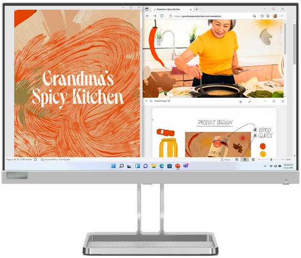 Lenovo 22" FHD IPS Monitor L22i-40 VGA,HDMI (Multimedia)