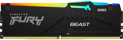 Kingston Fury Beast RGB 64GB (2x32GB) 6000MT/s DDR5 CL36 Desktop Memory, RGB Expo (KF560C36BBEAK2-64)