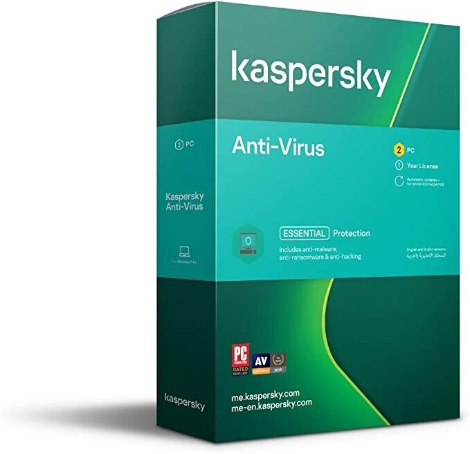 Kaspersky Anti Virus – 2 Device / 1 Year