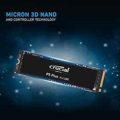 Crucial P5 Plus 500GB PCIe M.2 2280SS Gaming SSD (CT500P5PSSD8)