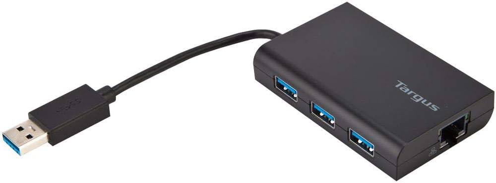 Targus USB 3.0 Hub With Gigabit Ethernet (ACH122EUZ)