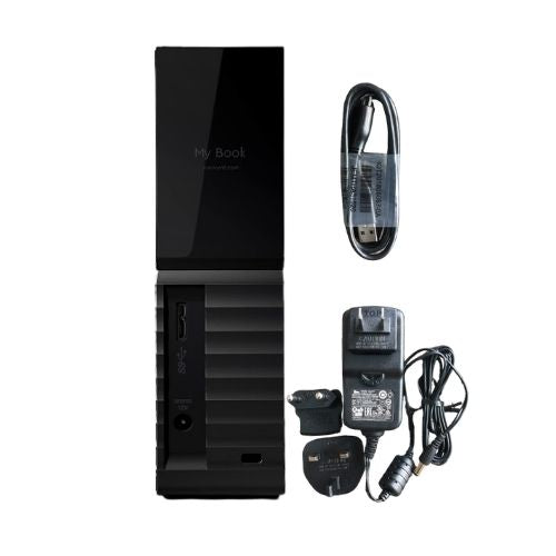 WD My Book  22TB USB 3.0 Desktop Hard Drive-WDBBGB0220HBK