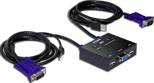 D-Link 2-Port USB KVM Switch (KVM-221)