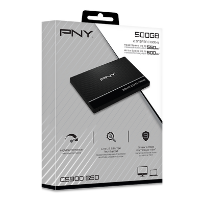 Pny 500GB Cs900 2.5" SSD (SSD7CS900-500-RB)