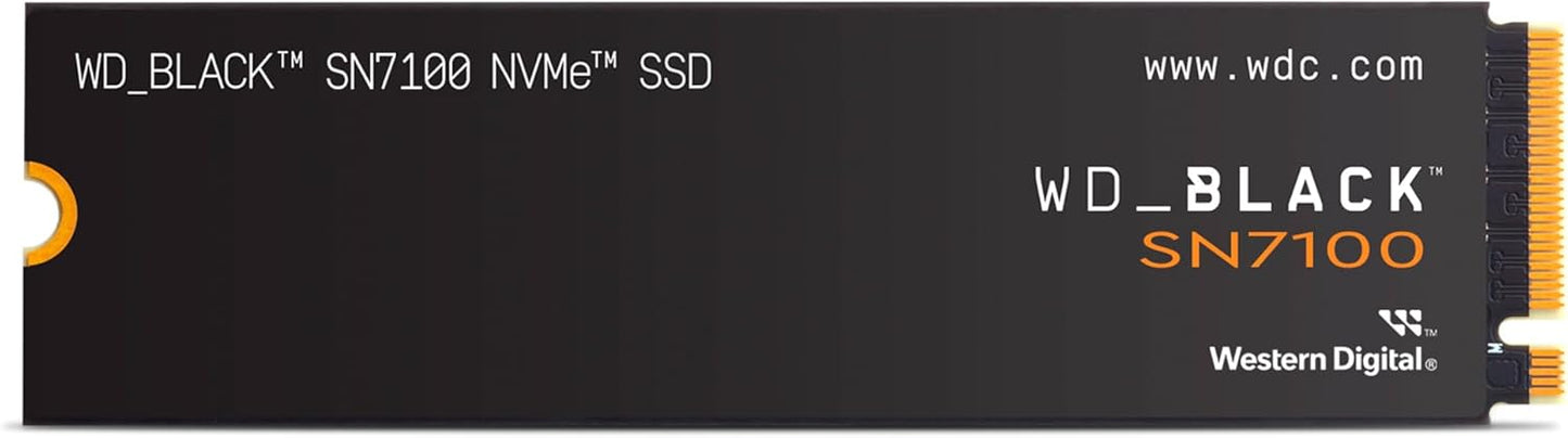WD Black SN7100 2TB NVMe Gen4 M.2 2280 SSD – Up to 7250MB/s (WDS200T4X0E)