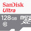 SanDisk 128GB Ultra microSDXC UHS-I Class 10 Memory Card 100 MB/s SDSQUNR-128G-GN6MN