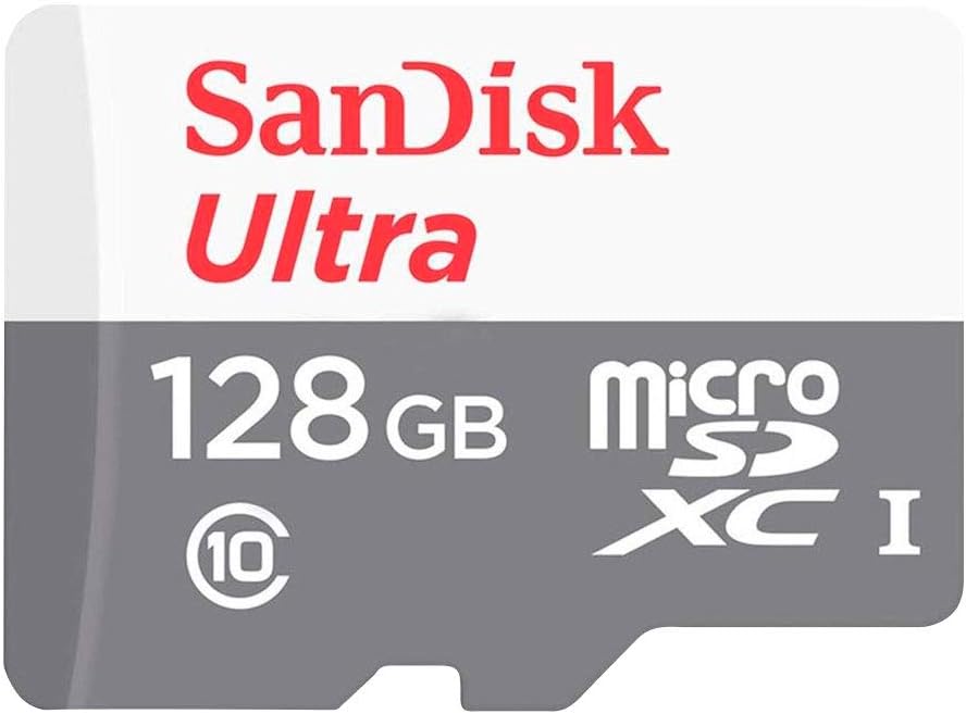SanDisk 128GB Ultra microSDXC UHS-I Class 10 Memory Card 100 MB/s SDSQUNR-128G-GN6MN