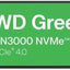 WD Green SN3000 500GB NVMe Gen4 M.2 2280 SSD – Up to 5000MB/s (WDS500G4G0E)