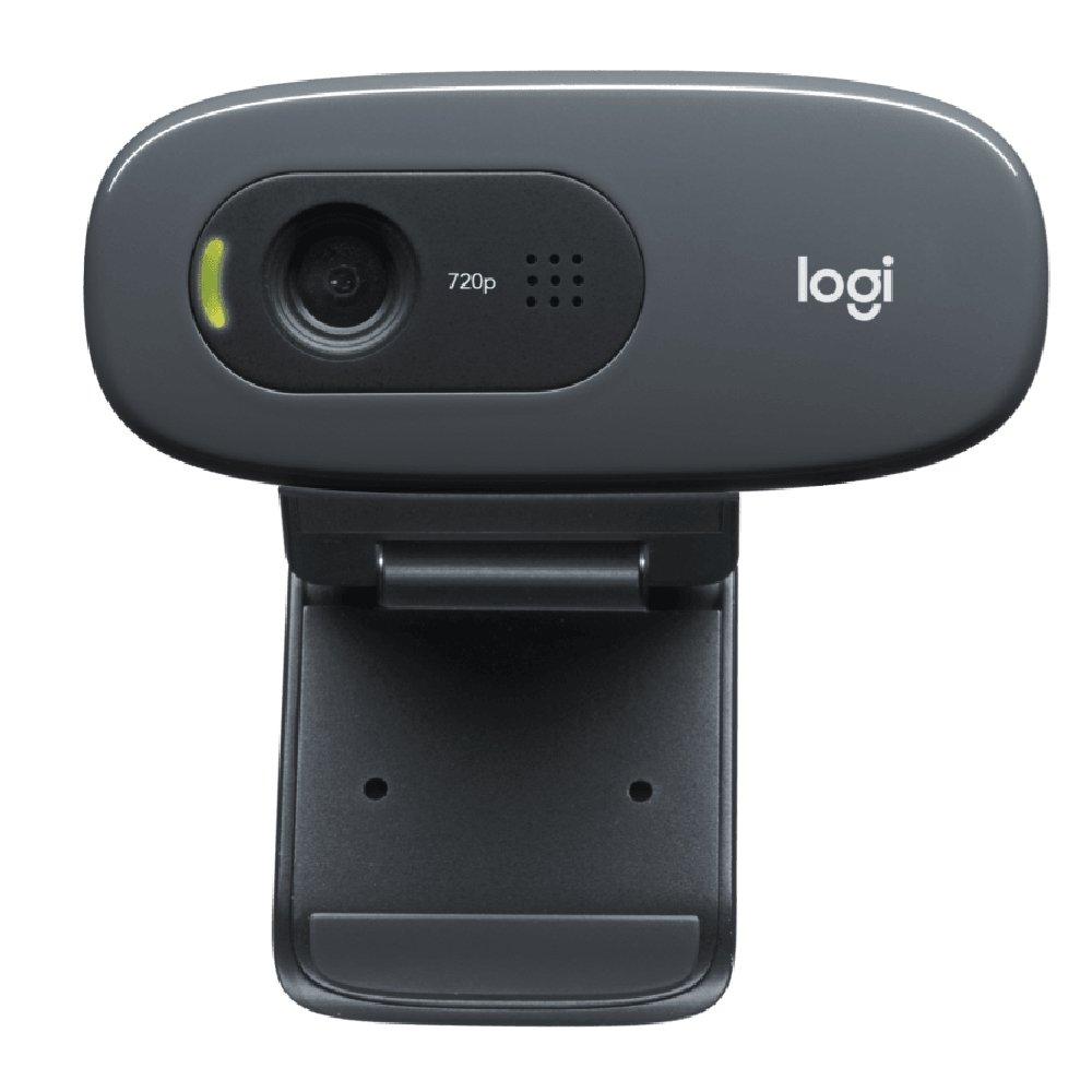 Logitech C270 HD Webcam-720p-USB 2.0-Wired-Black
