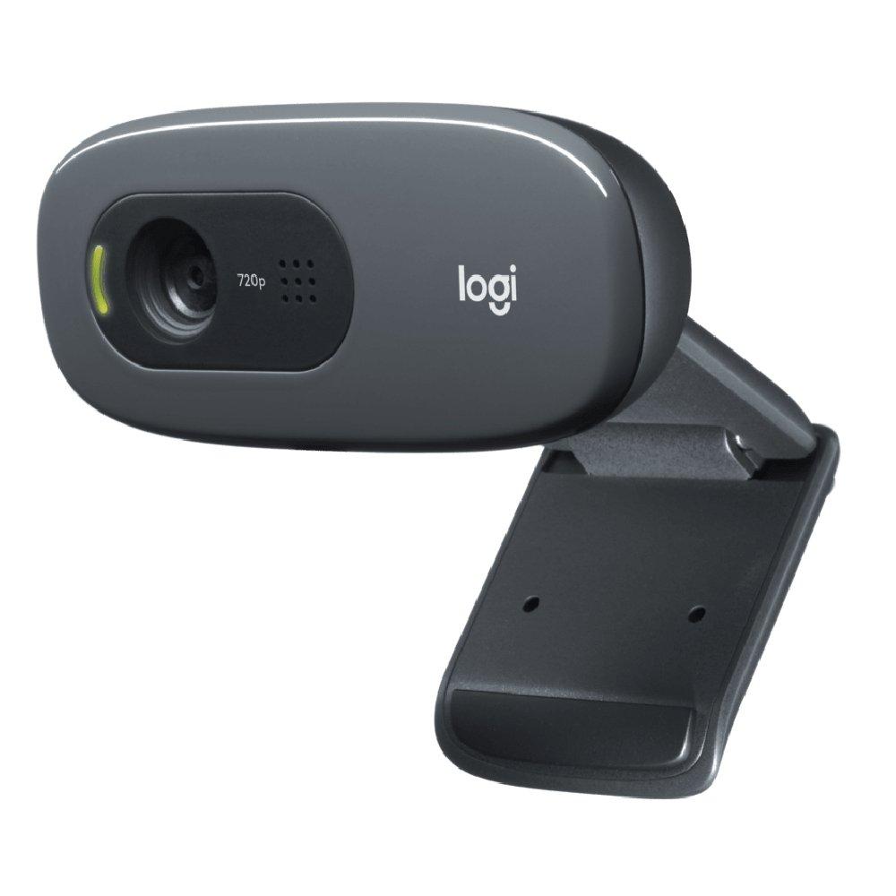 Logitech C270 HD Webcam-720p-USB 2.0-Wired-Black
