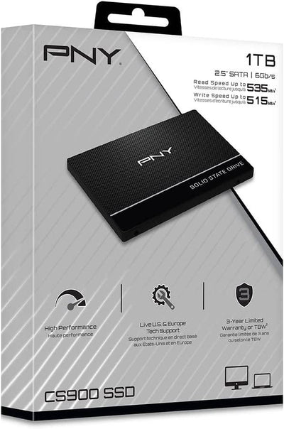 Pny 1TB Cs900 2.5" SSD (SSD7CS900-1TB-RB)