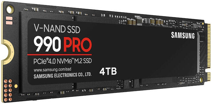 SAMSUNG 4TB NVMe 990 PRO  MZ-V9P4T0BW