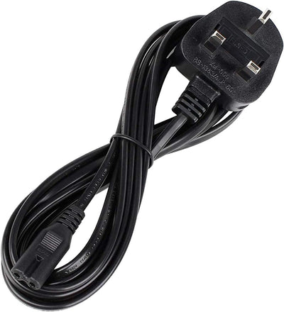 Power Cable for laptop 2 pin UK flat  1.5 m Cable