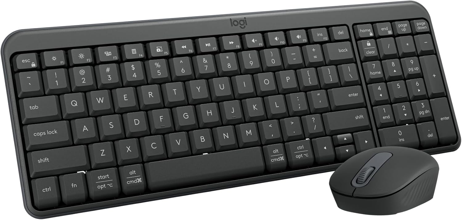 Logitech MK250 Wireless Keyboard Bluetooth Combo