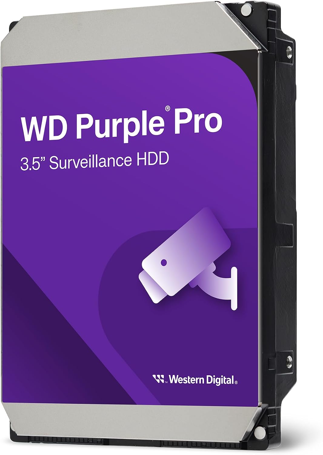 WD Purple Pro 18TB Surveillance HDD – 7200 RPM Class, SATA 6 Gb/s, 512MB Cache (WD181PURP)