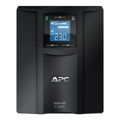 APC Smart-UPS C SMC2000I 2000VA 1300W Line Interactive Tower UPS 230V AVR LCD
