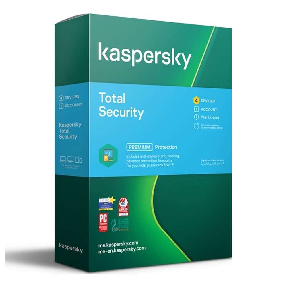Kaspersky Total Security - 4 Devices/ 1 Year